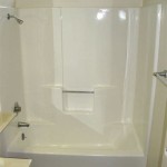 1 Piece Fiberglass Tub Shower