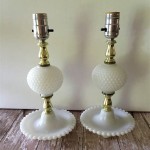 Antique Milk Glass Lamp Value