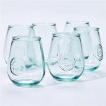 Authentic Recycled Glass Drinking Glasses