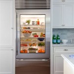 Clear Glass Door Refrigerator Residential