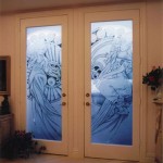 Custom Etched Glass Panels