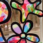 Diy Stained Glass Windows Tissue Paper