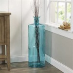 Extra Tall Glass Floor Vases