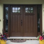 Fiberglass Double Entry Doors With Sidelights