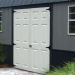 Fiberglass Exterior Double Doors For Shed