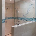 Frameless Glass Shower Half Wall