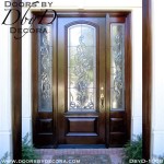 Front Door With Glass Sidelights