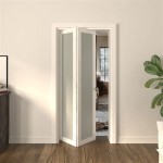 Frosted Glass Bifold Closet Door