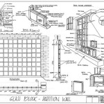 Glass Block Partition Wall Details