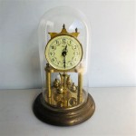 Glass Dome Clock Made In Germany