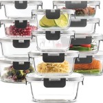 Glass Food Containers Freezer Safe