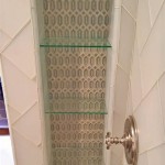 How To Install Glass Shelves In Tile Shower