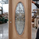 Oval Glass Front Entry Door