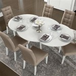 Round Extending Glass Dining Tables