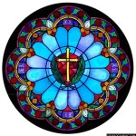 Round Stained Glass Church Window