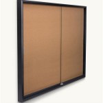 Sliding Glass Enclosed Bulletin Boards