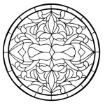 Stained Glass Pattern Simple