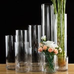 Tall Clear Glass Vases