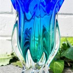 Vintage Murano Art Glass Vase