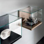 Wall Mounted Wood And Glass Retail Display Case