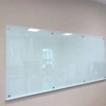 White Frosted Glass Whiteboard