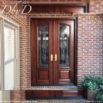 Wood Double Front Doors With Glass